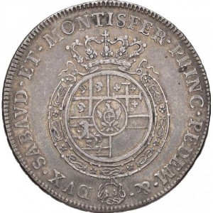 Реверс монеты Савойя, 1 скудо, 1773-1776
