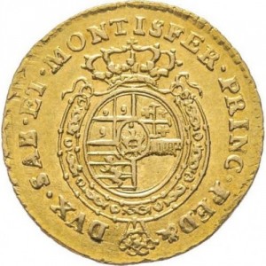 Реверс монеты Савойя, ¼ доппии, 1755-1757