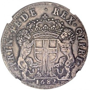Реверс монеты Савойя, 1 скудо, 1680-1682