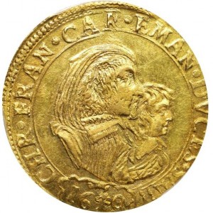 Аверс монеты Савойя, 4 скудо, 1639-1642