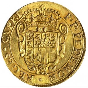 Реверс монеты Савойя, 4 скудо, 1639-1642