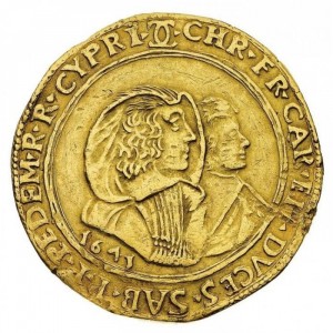 Аверс монеты Савойя, 8 скудо, 1641