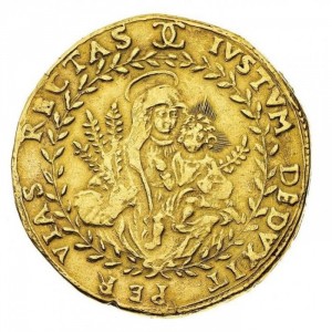 Реверс монеты Савойя, 8 скудо, 1641