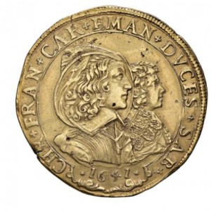 Аверс монеты Савойя, 10 скудо, 1641-1648