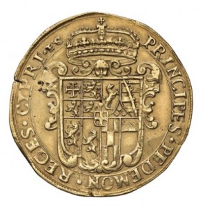 Реверс монеты Савойя, 10 скудо, 1641-1648