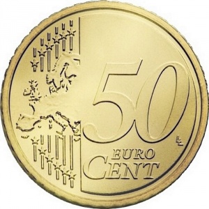 Реверс монеты Андорра, 50 евроцентов, 2014-2025