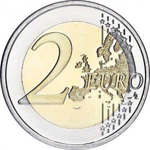 Реверс монеты Андорра, 2 евро, 2014-2025