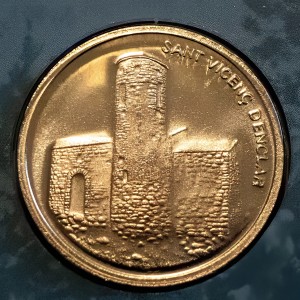Реверс монеты Андорра, 10 сантимов, 2005-2008