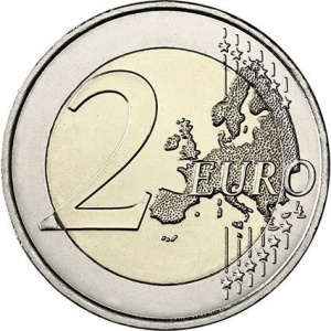 Реверс монеты Андорра, 2 евро, 2015, 30 лет реформе избирательного права