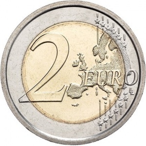 Реверс монеты Андорра, 2 евро, 2016, 150 лет Новой реформе 1866 года