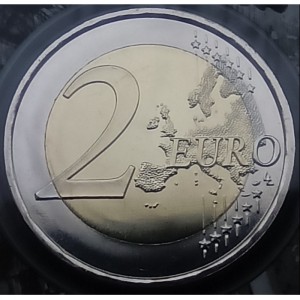 Реверс монеты Андорра, 2 евро, 2024, Чемпионат мира UCI по маунтинбайку 2024