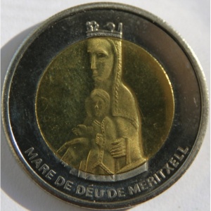 Реверс монеты Андорра, 1 динер, 2005-2008