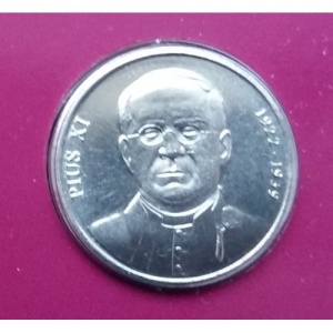 Реверс монеты Андорра, 10 сантимов, 2007, Папы 20-го века - Пий XI