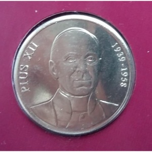 Реверс монеты Андорра, 25 сантимов, 2007, Папы 20-го века - Пий XII