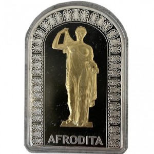Реверс монеты Андорра, 10 динеров, 2012, Пантеон - Афродита