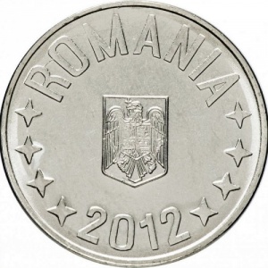Аверс монеты Румыния, 10 бань, 2005-2017