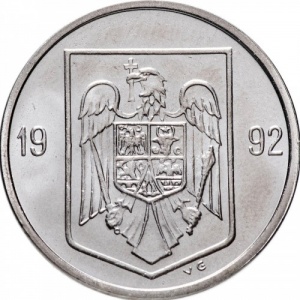 Аверс монеты Румыния, 5 леев, 1992-2005