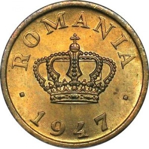 Аверс монеты Румыния, 50 бань, 1947