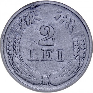 Реверс монеты Румыния, 2 лея, 1941