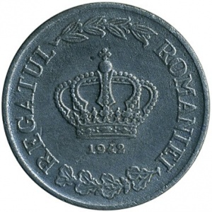 Аверс монеты Румыния, 5 леев, 1942