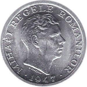 Аверс монеты Румыния, 5 леев, 1947
