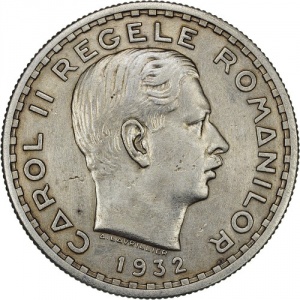 Аверс монеты Румыния, 100 леев, 1932