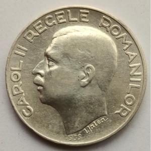 Аверс монеты Румыния, 250 леев, 1935