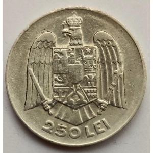 Реверс монеты Румыния, 250 леев, 1935