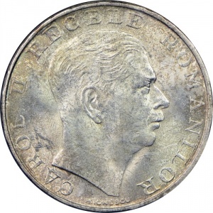 Аверс монеты Румыния, 250 леев, 1939-1940