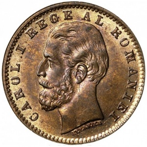 Аверс монеты Румыния, 1 бан, 1900