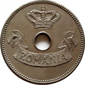 Аверс монеты Румыния, 10 бань, 1905-1906
