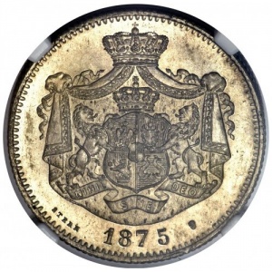 Аверс монеты Румыния, 2 лея, 1872-1876