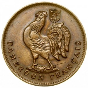 Аверс монеты Камерун, 1 франк, 1943