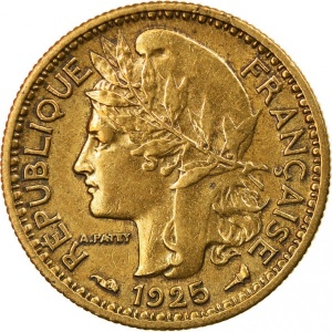 Аверс монеты Камерун, 2 франка, 1924-1925