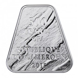 Аверс монеты Камерун, 500 франков, 2018, Десять заповедей - I