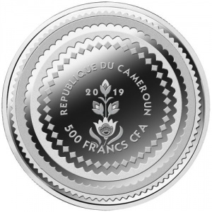Аверс монеты Камерун, 500 франков, 2019, Польский фольклор