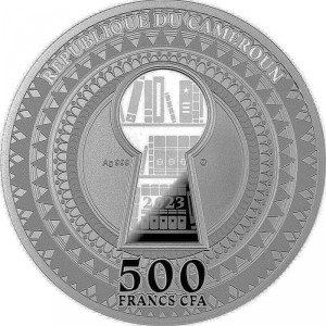 Аверс монеты Камерун, 500 франков, 2023, Ключ к знаниям