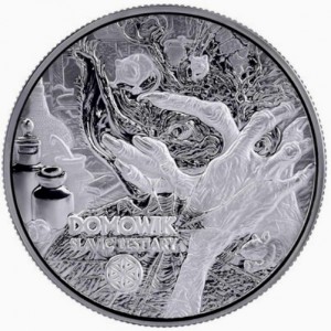 Реверс монеты Камерун, 500 франков, 2023, Славянский бестиарий - Домовой