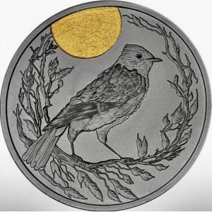 Реверс монеты Камерун, 500 франков, 2023, Ночные охотники - Соловей