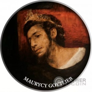 Реверс монеты Камерун, 500 франков, 2023, Гордость Польской живописи - Мауриций Готлиб. Ахасвер.