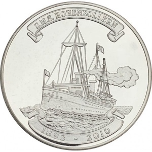 Реверс монеты Камерун, 1000 франков, 2010, SMS Hohenzollern