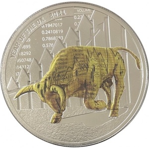 Реверс монеты Камерун, 1000 франков, 2021, Китайский гороскоп - Год быка