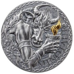 Реверс монеты Камерун, 1000 франков, 2023, Греческая мифология - Минотавр