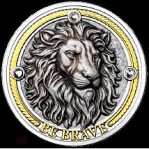 Реверс монеты Камерун, 1000 франков, 2024, Будь смелым