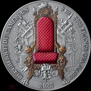 Аверс монеты Камерун, 2000 франков, 2023, Римская империя