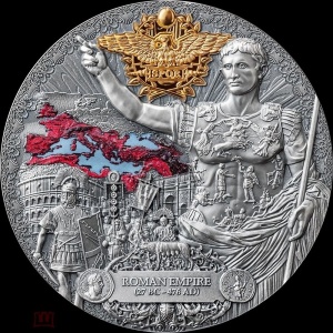 Реверс монеты Камерун, 2000 франков, 2023, Римская империя