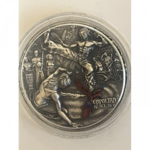 Реверс монеты Камерун, 2000 франков, 2023, Бунтарское время - Капоэйра
