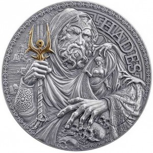 Реверс монеты Камерун, 2000 франков, 2025, Греческая мифология - Аид
