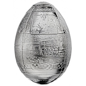 Аверс монеты Камерун, 5000 франков, 2016, Яйцо "Транссибирская магистраль"