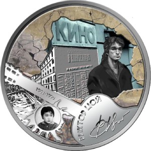 Реверс монеты Камерун, 5000 франков, 2025, 35 лет со дня смерти Виктора Цоя